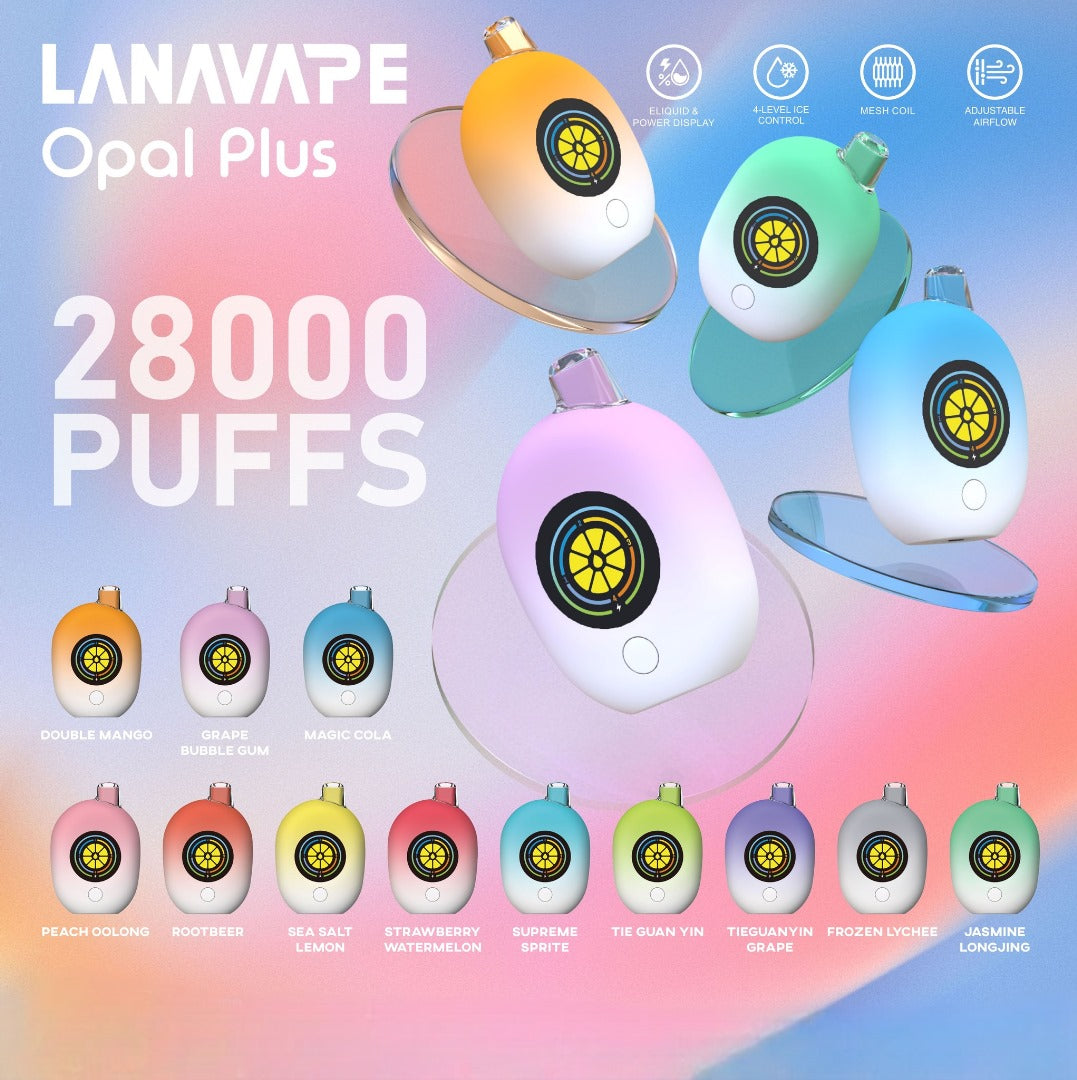 LANA OPAL PLUS 28000 RECHARGEABLE DISPOSABLE