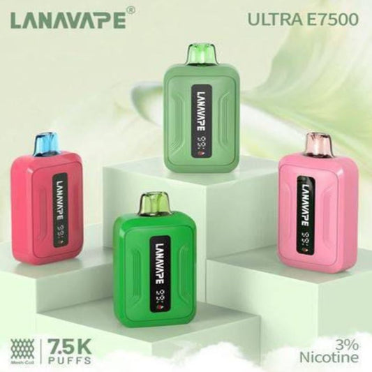 LANA ULTRA E7500 RECHARGEABLE DISPOSABLE