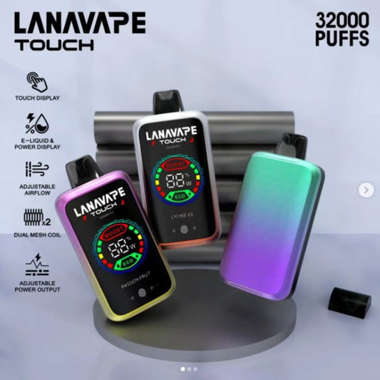 LANA TOUCH 32000 RECHARGEABLE DISPOSABLE