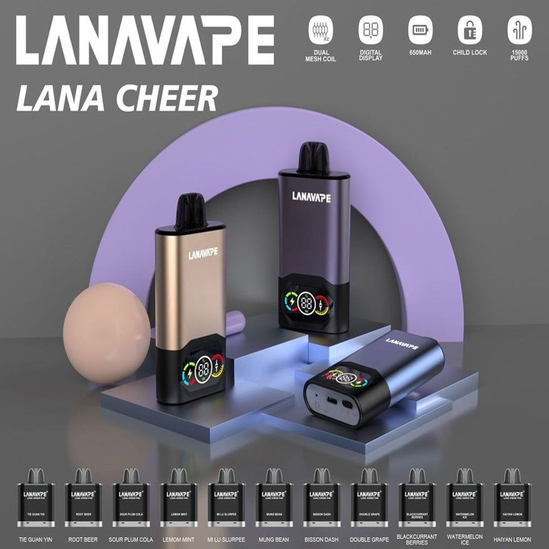 LANA CHEER 15000 RECHARGEABLE DISPOSABLE