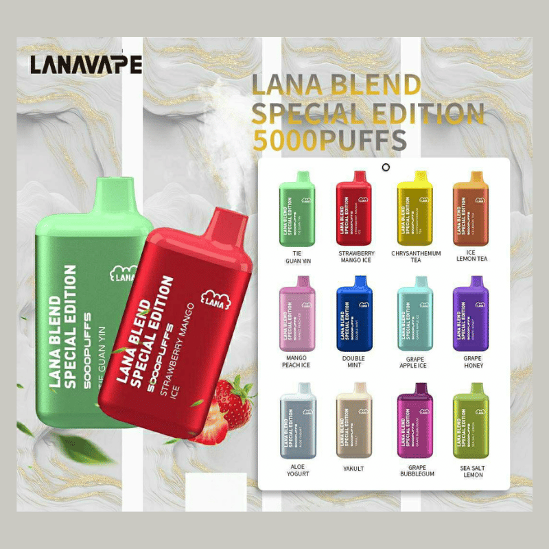 LANA BLEND SPECIAL EDITION 5000 RECHARGEABLE DISPOSABLE