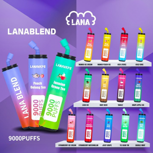 LANA BLEND 9000 RECHARGEABLE DISPOSABLE