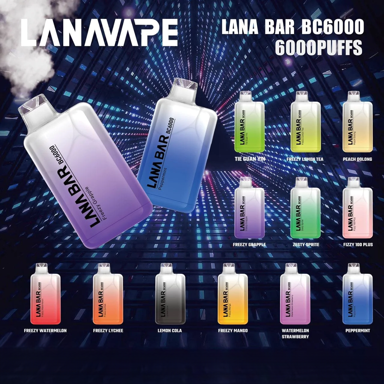 LANA BAR BC6000 RECHARGEABLE DISPOSABLE